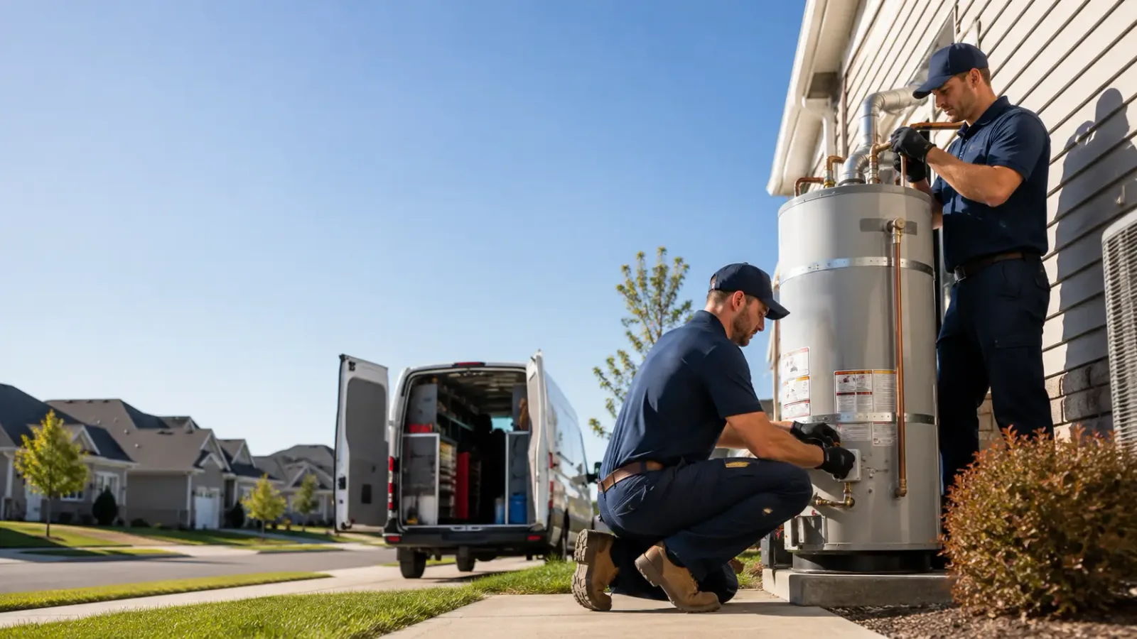 Water Heater Installation in Poland, ME